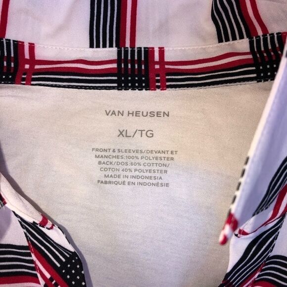 nwot Womens XLarge Van Heusen LS 3/4 Button Blouse - Picture 2 of 6